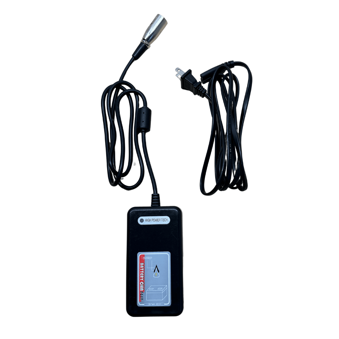 Electric wheelchair 203 model charger with compact design for fast and reliable battery charging.