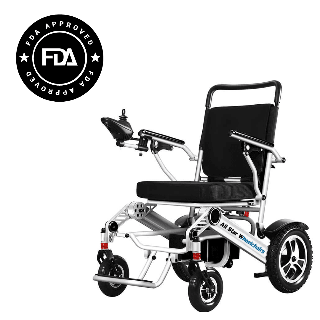 Electric wheelchair for travel
