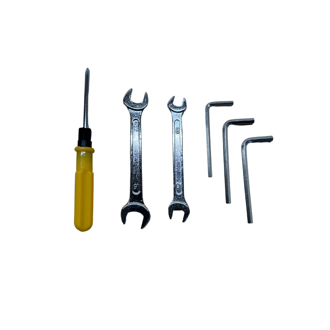 Tool kit for electric wheelchair assembly and repairs