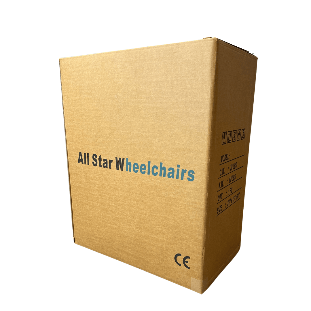 Replacement shipping box for ASW-203s electric wheelchair