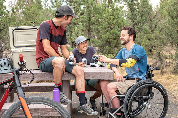 All Star Wheelchairs people in the park