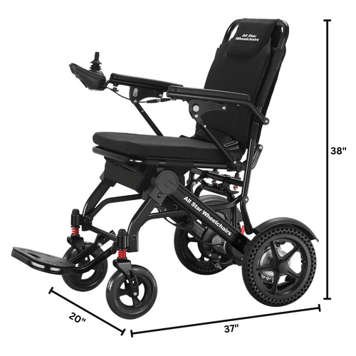 Modern electric wheelchair with ergonomic design