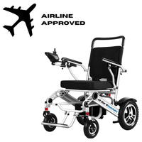 Portable electric wheelchair designed for easy travel